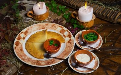 Garnish with red caviar photo Garnish with red caviar image