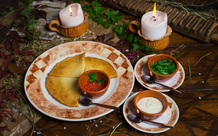 Garnish with red caviar photo Garnish with red caviar image