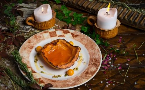 Pumpkin baked photo Pumpkin baked image