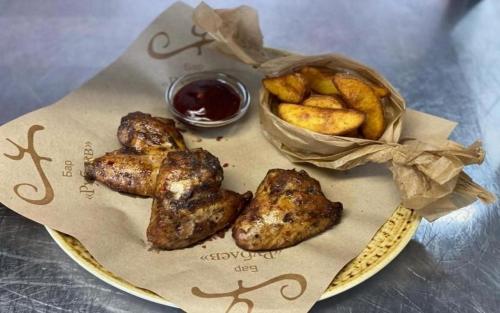 Smoked chicken wings photo Smoked chicken wings image