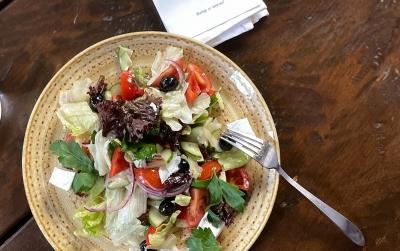 Greek salad photo Greek salad image
