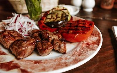 Pork kebab photo Pork kebab image