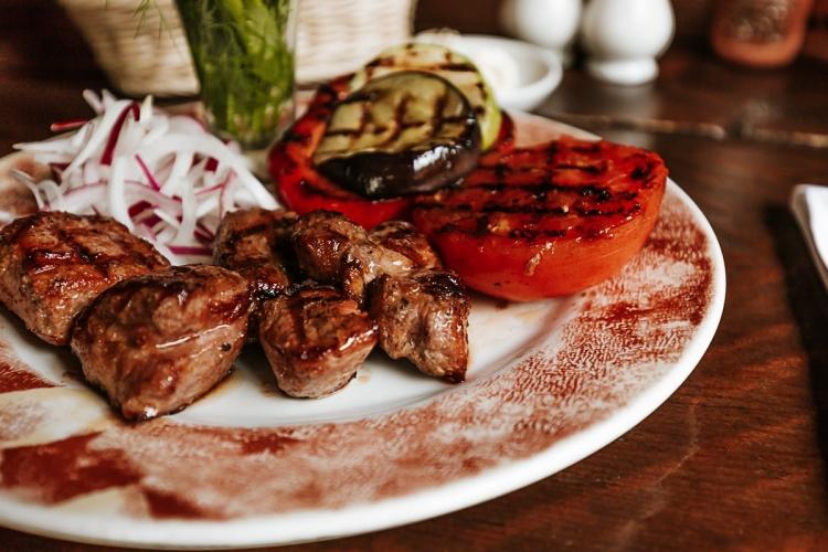 Pork kebab photo Pork kebab image