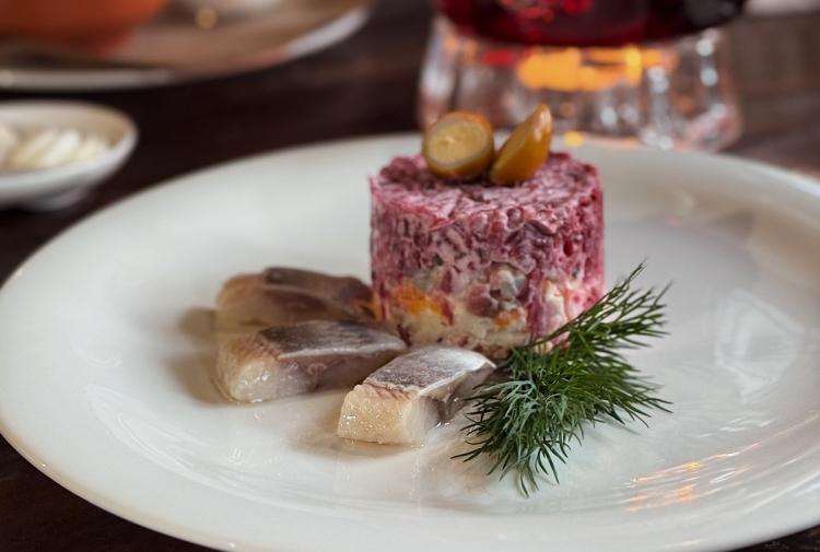 Herring salad photo Herring salad image