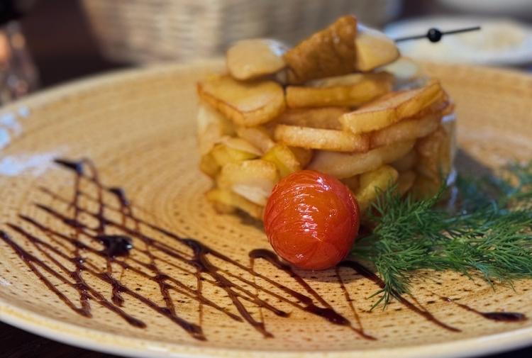 Fried potatoes with onion image