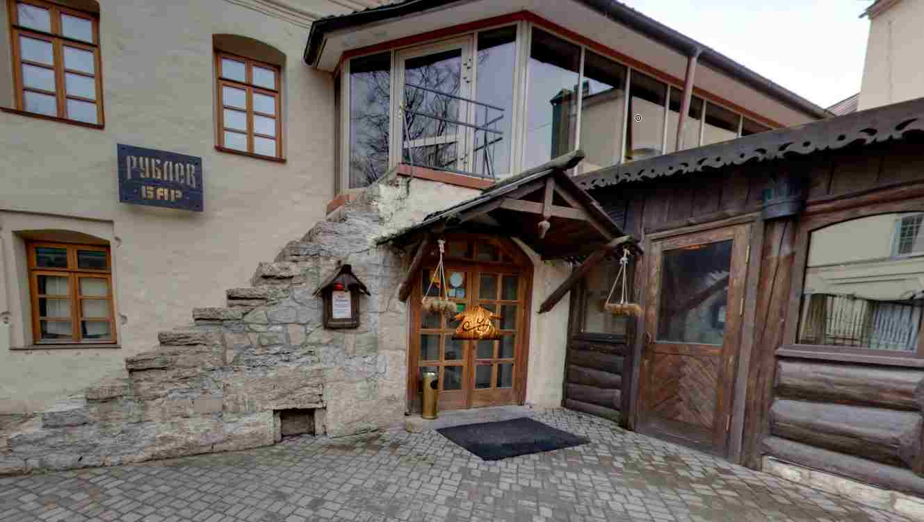 3D панорама ресторана - бара Рублев в Пскове